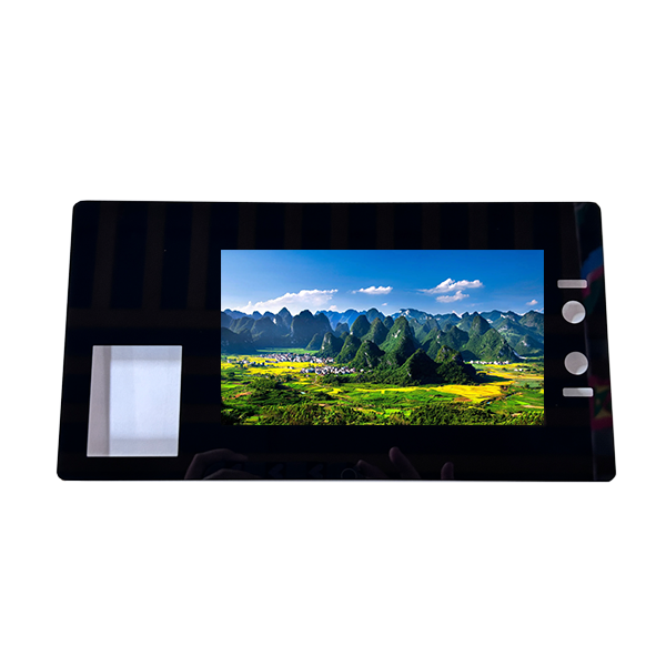 유리 터치 패널이있는 7 인치 TFT LCD 디스플레이