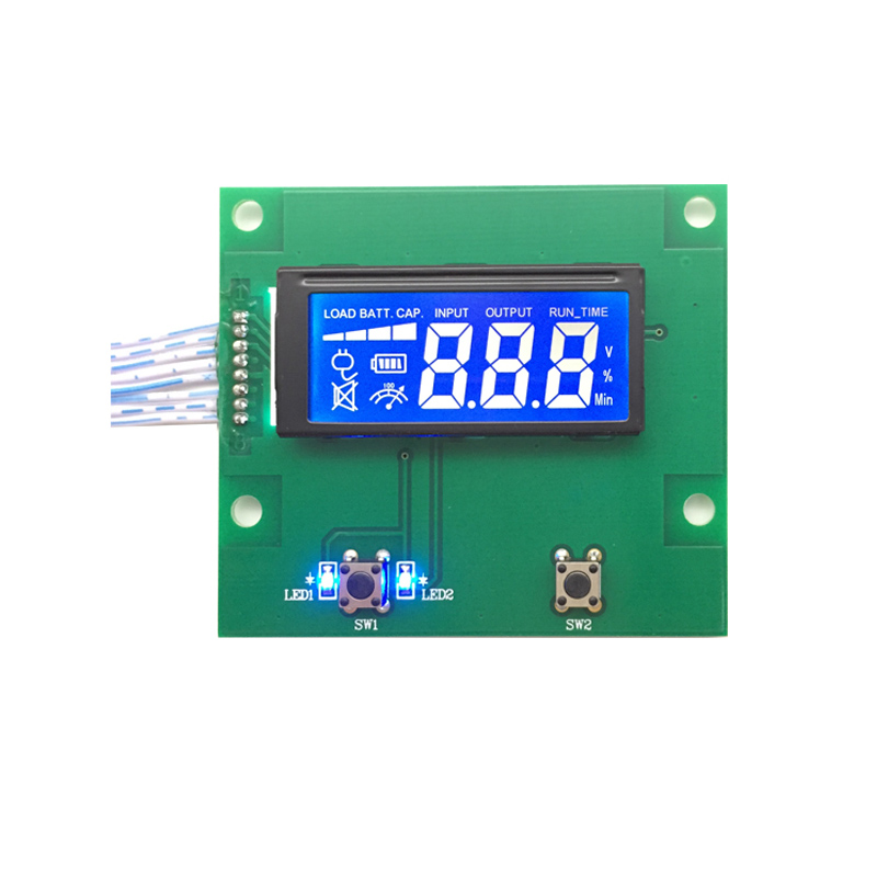 단색 LCM 디스플레이 PV 인버터 세그먼트 LCD 화면